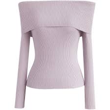 Check spelling or type a new query. Chicwish Grace Off Shoulder Cowl Neck Knit Top In Lilac 190 Ron Liked On Polyvore Featuring Tops Sweaters Chicwish Pin Knit Top Fancy Tops Fancy Sweater