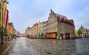 Haus kaufen in bodenseekreis leicht gemacht: Desktop Hintergrundbilder Munchen Deutschland Regen Strasse 1920x1200