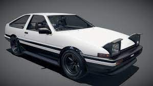1:32 initial d toyota trueno ae86 alloy diecast car model, sports car toys for kids and adults. Toyota Ae86 Sprinter Trueno Zenki Downloadfree3d Com