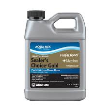 Custom Building Products Aqua Mix Sealer S Choice Gold 24 Oz Penetrating Sealer Amsc24z The Home Depot Grout Sealer Best Grout Sealer Grout Renew
