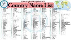 In school, we were taught various subjects such as math, science, history, and social studies. Country Names List Country Name List Country Names World Country Names
