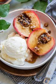 Bake apples cover with aluminum foil and bake 25 minutes. Baked Apples Recipe Cooking Classy