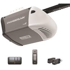 It is good practice to change your garage door opener code periodically to ensure only authorized people have access to your home. Chamberlain 0 5 Hp Smart Chain Drive Garage Door Opener With Myq In The Garage Door Openers Department At Lowes Com