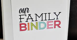 We recommend you do not send personal data via email. Printable Updated Family Binder