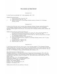 Descendants of Adam Kachel