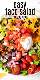 Easy Taco Salad Recipe Easy Taco Salad Recipe Taco Salad Easy Taco
