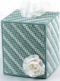 Plastic canvas box gingham thread can store any knick knacks that you have lying around. Mosaic Stitch Tissue Box Cover Plastic Canvas Free Patterns