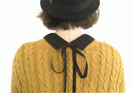 Diy Col Claudine Special Gros Pull D Hiver Patron Et Tuto Sur Www Asaline Fr Col Claudine Amovible Col Claudine Tuto Col Claudine