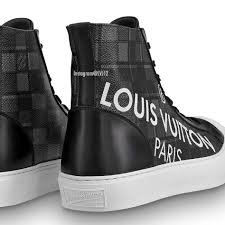 Black And White Louis Vuitton Sneakers 