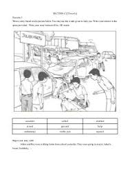 Upsr English Paper 2 Section C English Paper Primary Writing Printable Activities For Kids