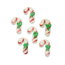 Royal Icing 3 4 Inch Candy Cane 12 Pieces