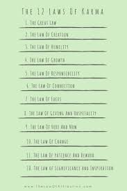 Cause And Effect Meaning The 12 Laws Of Karma List 12 Laws Of Karma Law Of Karma Karma Quotes