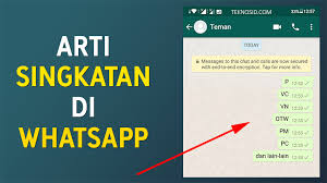 Apa Arti P Pm Vc Vn Tc Deliv Di Whatsapp Dan Istilah Lainnya Teknosid