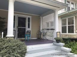 The result looks so fabulous and elegant as you can see in the pic below. Privacy Porch Front Porch Ideas Front Porch Pictures