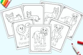 These free, printable coloring pages provide hours of fun for kids! 35 Free Printable Dog Breed Coloring Pages For Kids The Artisan Life