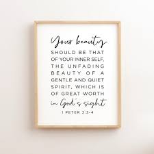 1 peter 1:25 print and color page, with noah's ark free. 1 Peter 3 3 4 Printable Bible Verse Printable Christian Etsy