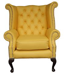 Electronics Cars Fashion Collectibles Coupons And More Yellow Chair Wing Chair Leather Wing Chair