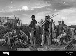 Indian mutiny 1857 lucknow hi-res stock ...