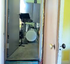 Building a sound proof booth takes a little bit of carpentry skills. Diy Drum Booth Soundproof Home Studio Drum Magazine