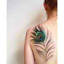 Tatouage femme 6 magnifiques plumes mollet tres colorees. Tatouage Plume Symbole De Liberte