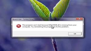 Most of the time, just pick the highest version. The Program Can T Start Because Msvcr100 Dll Is Missing Youtube