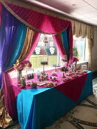 Bollywood Gorgeous Bridal Wedding Shower Party Ideas Photo 6 Of 28 Bollywood Party Decorations Bollywood Theme Party Jasmine Party