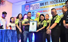 Sekolah menengah kebangsaan st michael, penampang, sabah. Events And Activities In Sabah Mostly In Penampang Sm St Michael S Penampang Malaysia Books Of Records For 1588 Recycled Detergent Bottles Into Flower Pots