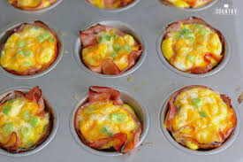 Low Carb Baked Ham And Egg Cups Recipe Baked Ham Ham And Eggs Low Carb Baking