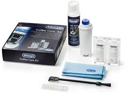 If you have an espresso machine with detachable accessories, remove them and rinse. Coffee Care Kit