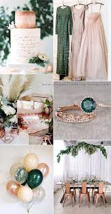 2021 Wedding Trends Chic Rose Gold Wedding Ideas Elegantweddinginvites Com Blog Gold Wedding Colors Emerald Green Weddings Rose Gold Wedding