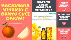 Vitamin c adalah vitamin jenis larut air dan tidak dapat dibuat dalam badan kita. Kebaikan Vitamin C Zhulian Perokok Harus Milikinya Youtube