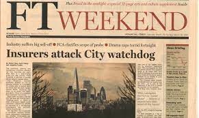 Today's newspaper | financial times. Financial Times Weekend Press Giles Deacon