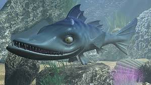 A barracuda eats coral and the eggs (except nemo), a angler fish and a shark tries to eat marlin and dory, but fails. Hd Wallpaper Artistic 3d Art Barracuda Cartoon Fish Wallpaper Flare