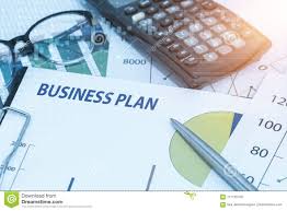 Business Plan And Business Chart Stock Image Image Of