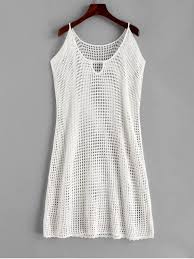 Black And White Beach Cover Up Crochet Keyhole Cold Shoulder Dress Cold Shoulder Dress Collars For Women Women S Swimsuits Cover Ups