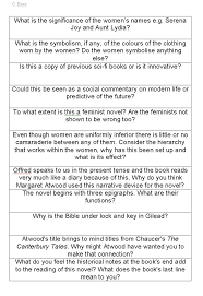 The Handmaid S Tale Discussion Questions Resources Tes The Handmaid S Tale Book This Or That Questions Book Club Questions