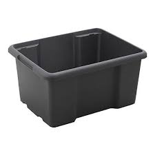 Bac De Rangement Gris 30l Castorama