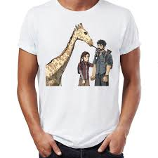 Check spelling or type a new query. Buy Men S T Shirt The Last Of Us Joel And Ellie Giraffe Badass Artsy Awesome Artwork At Affordable Prices Free Shipping Real Reviews With Photos Joom