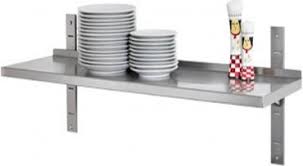 Cater Cook Ck8220 1000mm Wide Stainless Steel Single Wall Shelf