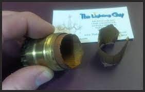 Lamp repair with pictures and lots of information about the process. Lamp Repair The Lighting Guy Ontario