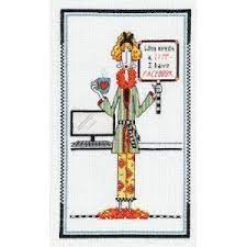 Found pages about dolly mama cross stitch. Dolly Mama S Who Needs A Life Counted Cross Stitch Kit 6 X10 14 Count Amazon Ca Home Garden Cross Stitch Cross Stitch Funny Cross Stitch Patterns