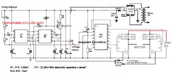 Single Phase Variable Frequency Drive Vfd Circuit Homemade Circuit Projects In 2020 Circuit Projects Electrical Installation Electrolytic Capacitor