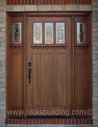 Special Walnut Stain Color On A Craftman Style Entry Door Bought At Www Nicksbuilding Com Elegantentry Stained Doors Craftsman Front Doors Stained Front Door