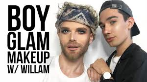 boy glam makeup tutorial w willam