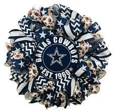 Dallas Cowboys Wreath Cowboys Door Wreath Sports Wreath Shop Cowboys Wreath Sports Wreaths Dallas Cowboys Wreath