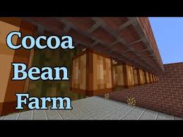 Minecraft Cocoa Bean Farm Tutorial Youtube