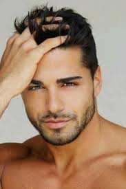black-haired handsome men