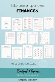Personal Financial Budget Planner Pages Editable Pdf In A4 A5 Etsy Budget Planner Book Financial Planner Printables Budget Planner