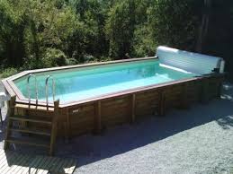 Piscine Bois Semi Octogonale Difloisirs Piscine Bois
