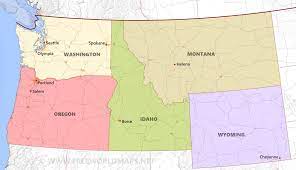 Extending from the vast pacific ocean to the west all the way to the cascade mountain range to the east, the pacific northwest is dotted with a number of majestic mountain peaks. Northwestern Us Maps